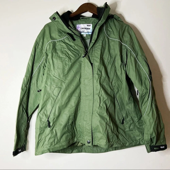 Viking Creekside Rain Jacket Gorpcore Wind Resistant Medium Outdoor Utility - Picture 13 of 13